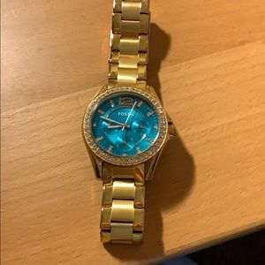 Fossil Watch rose gold band